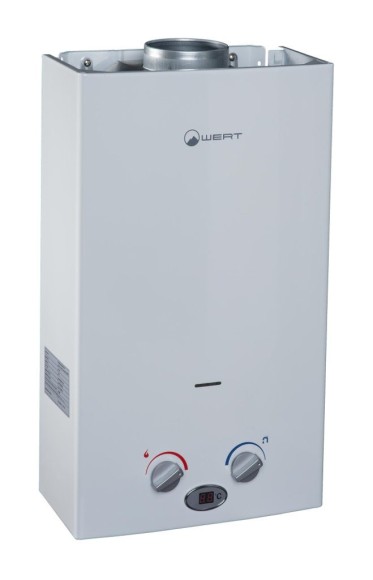 Водонагреватель газовый проточный WERT 10LC WHITE