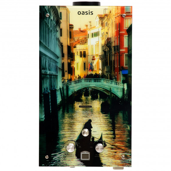  Газовый проточный водонагреватель Oasis со стеклянной панелью/Glass 20 TG