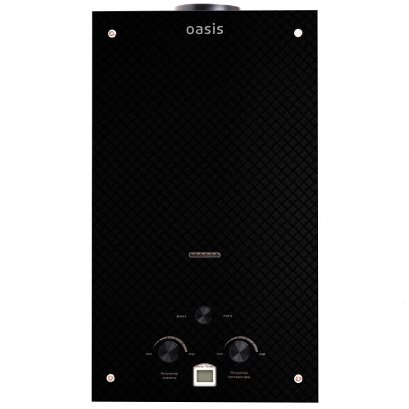 Газовый проточный водонагреватель Oasis со стеклянной панелью/Glass 20 KG