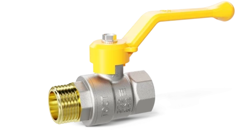 Кран шаровой газовый Ду20 (3/4") в/н ручка