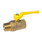Кран шаровой газовый Ду25 (1") в/н ручка Кран шаровой газовый Ду25 (1") в/н ручка
