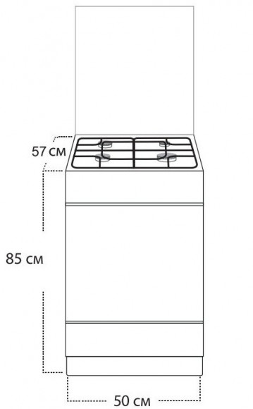 Газовая плита "GEFEST" 3200-06 К33