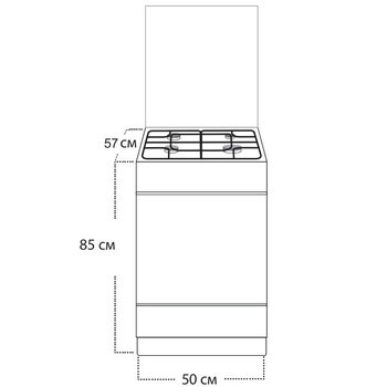 Газовая плита "GEFEST" 3200-06 К43