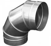 Отвод 90° d125 оцинкованный Отвод 90° d125 оцинкованный